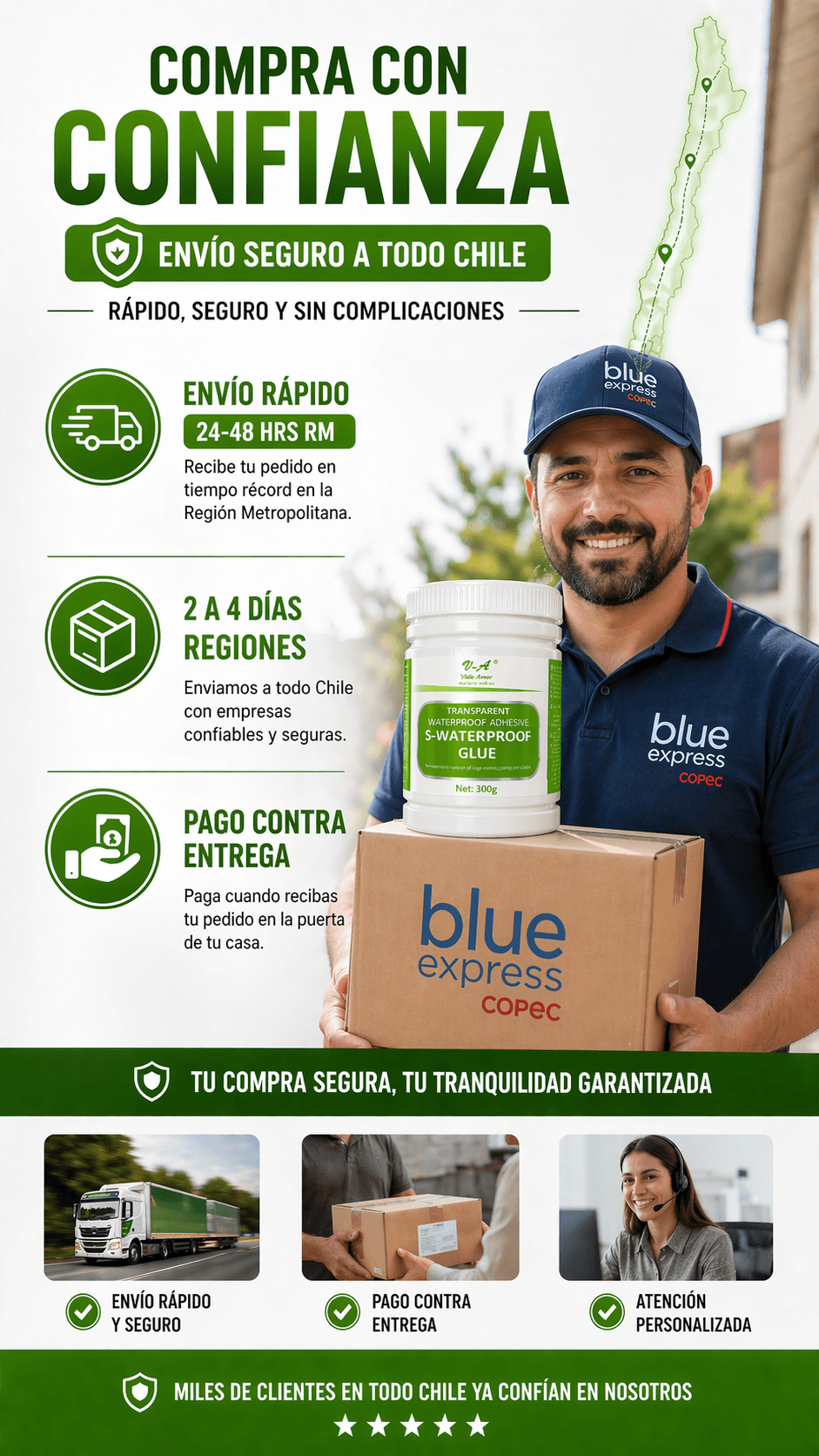 Lluvias Stop™ | Pack x3 Sellador de Goteras Impermeabilizante
